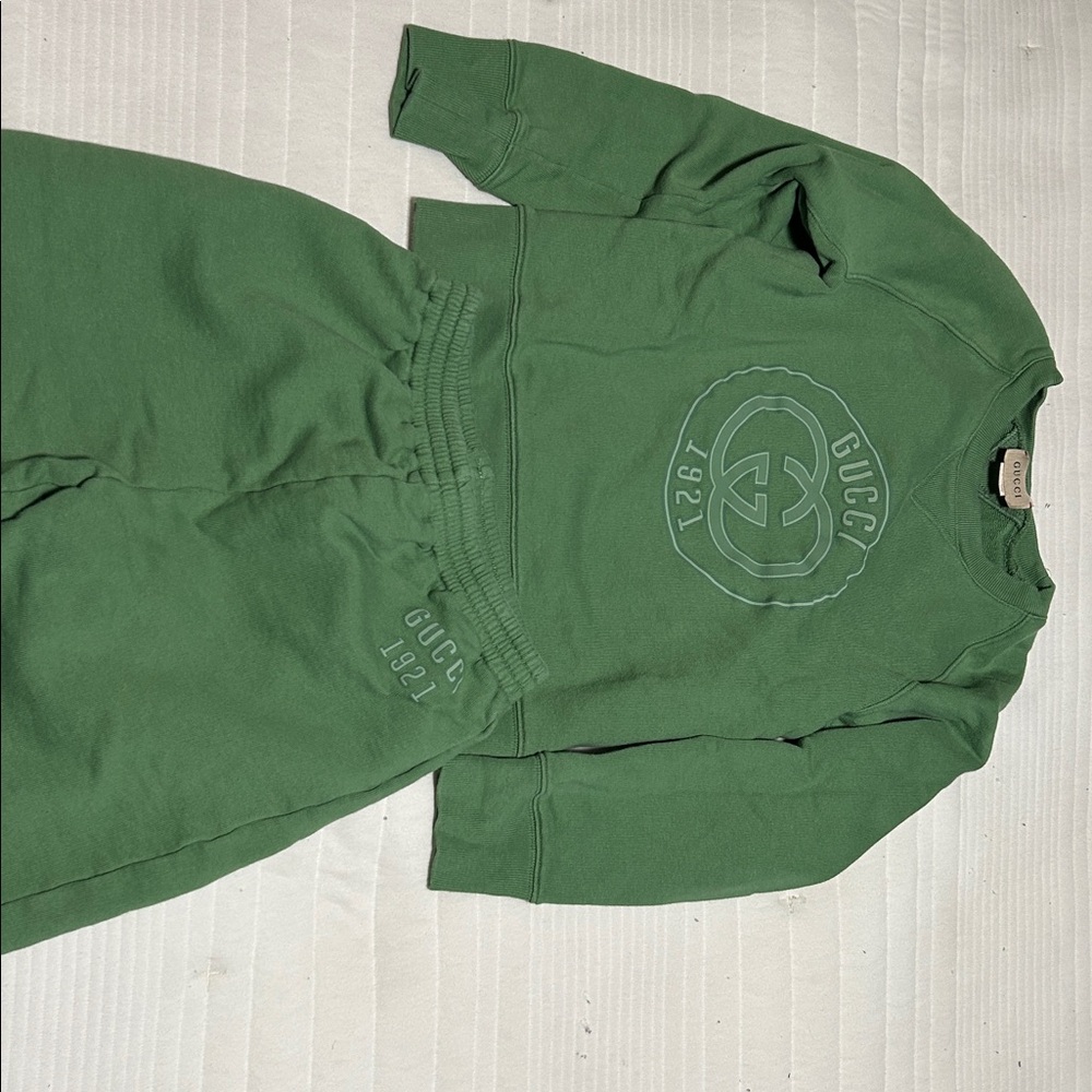 Gucci Forest Green Logo Tracksuit